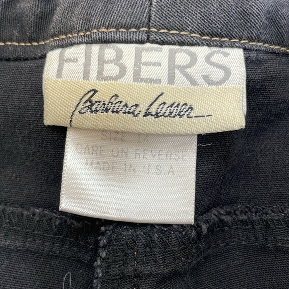 Vintage Embroidered Butterflies and Flowers Black Denim Jeans Size 14 - Picture 5 of 6